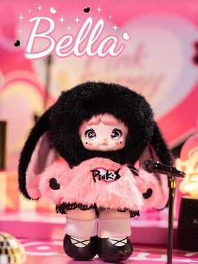 NEW - Nommi Pink ENERGY Series Plush Pendant - BELLA 🩷🖤